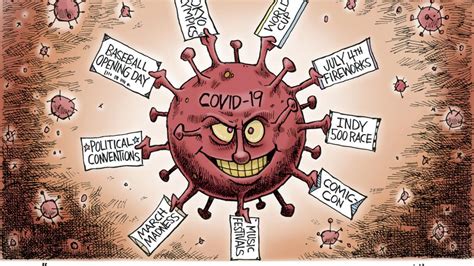 COVID-19 coming to an event near you | Political cartoons | gazettextra.com