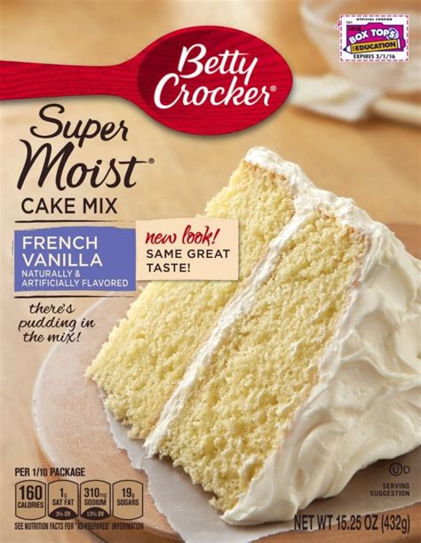 Vanilla Betty Crocker Cake Mix Recipes / Betty crocker french vanilla ...