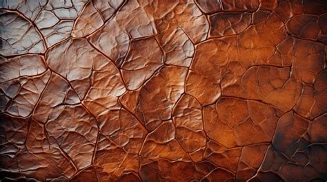 Premium AI Image | a brown leather cover with a brown leather pattern.