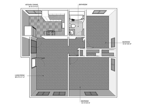 Nob Hill Apartments - Floorplans