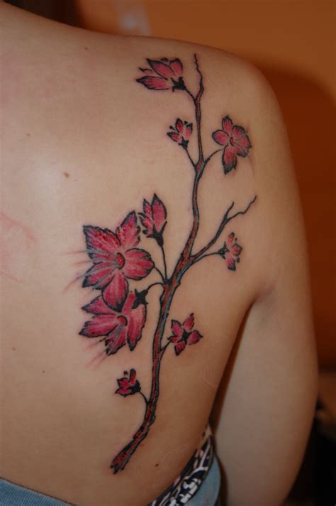 Cherry Blossom Tattoos Designs, Ideas and Meaning | Tattoos For You