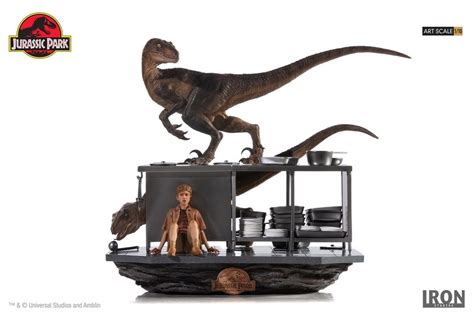 Jurassic Park Raptors in Kitchen Statue - Toy Discussion at Toyark.com