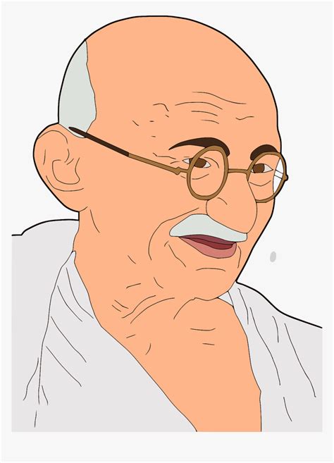 Mahatma Gandhi Gandhi I - Cartoon Picture Of Mahatma Gandhi, HD Png ...