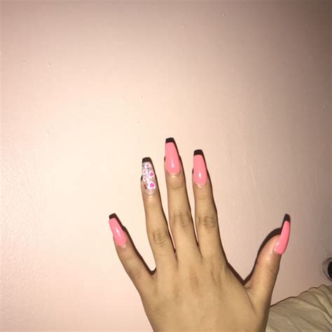 Nails pink | Blue nails, Pink nails, Nails