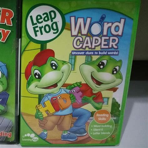 Leapfrog Letter Factory And Word Caper DVD, Babies & Kids on Carousell