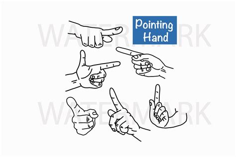 Pointing Finger Drawing at PaintingValley.com | Explore collection of ...