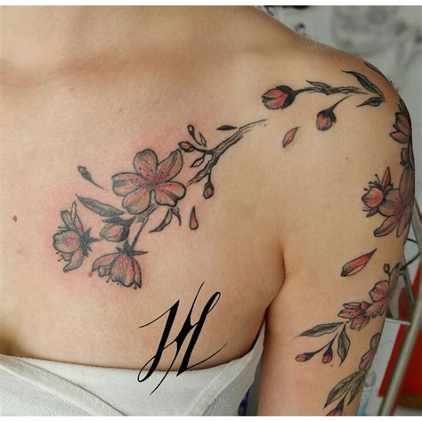 Sakura flowers by Marjorianne | New beginning tattoo, Japanese tattoo ...