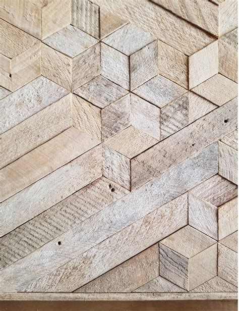 Reclaimed Wood Wall Art | Wood Wall Art | Wood Decor | Geometric Wood ...