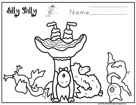 SILLY SALLY FINE MOTOR FREE ~ Book Units by Lynn