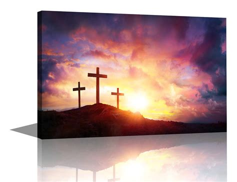 Buy Artwork for Walls Canvas silhouette Wall Art Jesus Christ ...