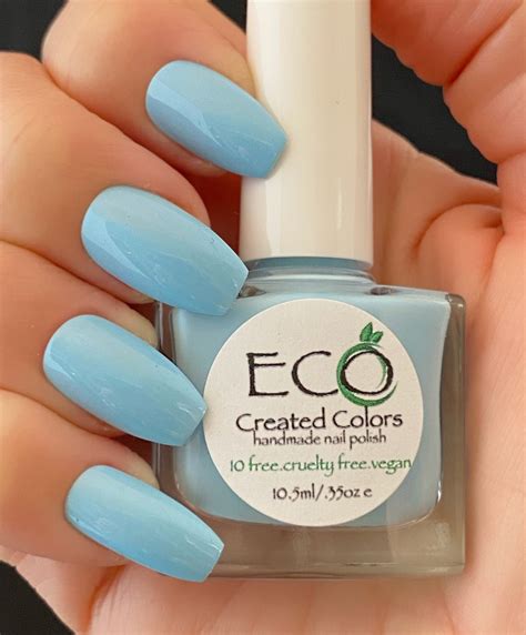 Sky Blue Nail Polish, Nail Lacquer, 10 Free Polish : Sky High - Etsy