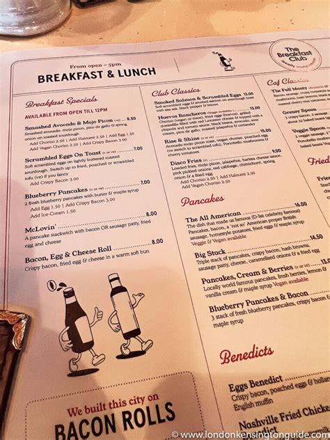 From Full English To Pancakes: Exploring The Menu At Breakfast Club in ...