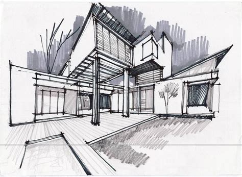 Architecture Sketch People at PaintingValley.com | Explore collection ...