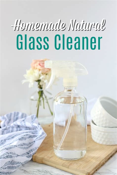 Natural Homemade Glass Cleaner - A Blossoming Life