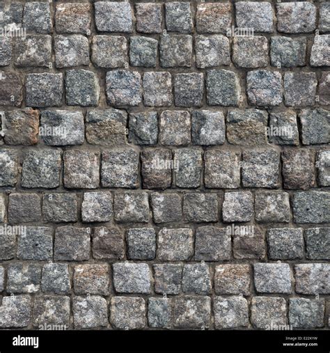 Gray Old Stone Road Surface -Seamless Texture Stock Photo: 70130365 - Alamy