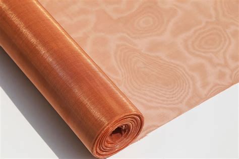 Fine Copper Mesh Fabric