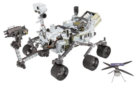 Mars Rover Perseverance & Ingenuity Helicopter Metal Earth | 3D Metal ...