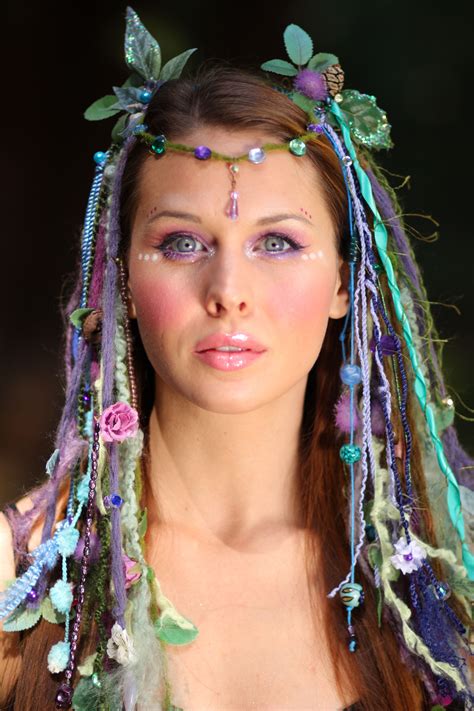 fairy nymph headdress tribal headdress goddess wig burningman www.etsy ...