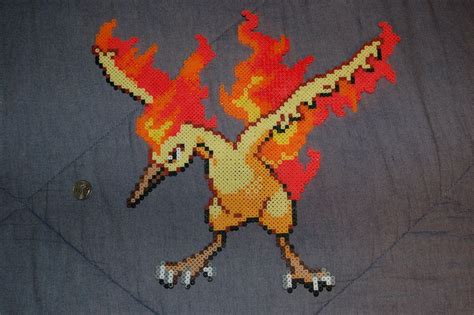 Moltres by evilpika.deviantart.com on @DeviantArt Hama Beads, Pixel Art ...