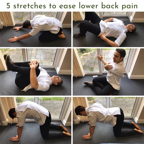 Five simple stretches to ease tension and pain in your back and ...