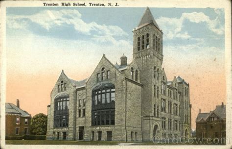 Trenton High School New Jersey Postcard