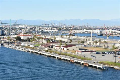 Port Of San Pedro In Los Angeles, California Stock Photo - Image of ...