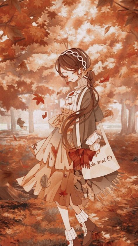 Anime Aesthetic Autumn Wallpapers - Wallpaper Cave