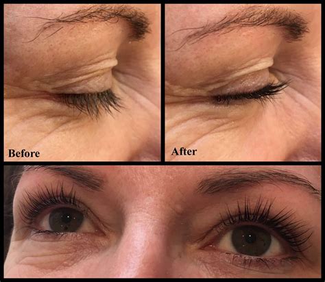 Lash lift before and after #lashlift #lashtransformation # ...