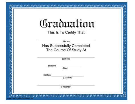 40+ Graduation Certificate Templates & Diplomas - PrintableTemplates