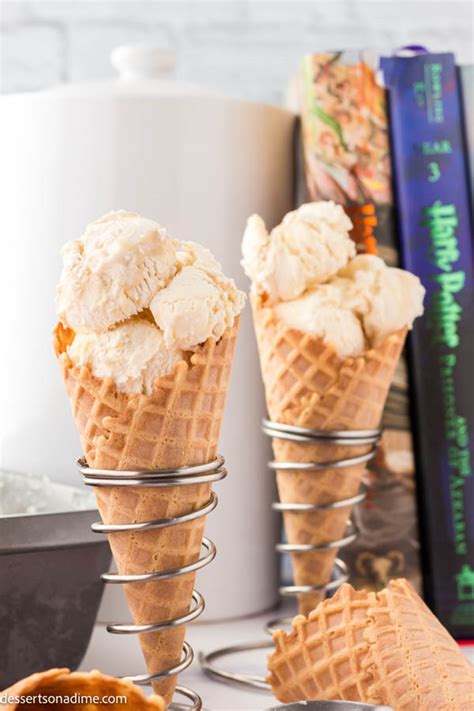 Butterbeer Ice Cream Recipe - Harry Potter Butterbeer Ice cream recipe