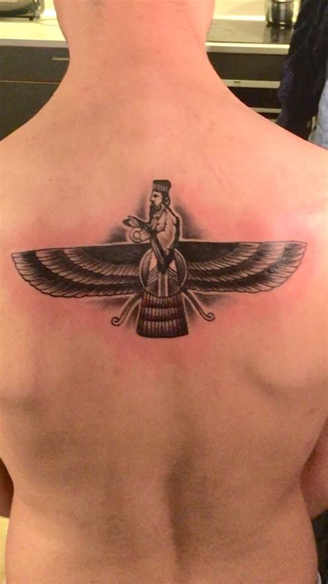 Zoroastrian Symbol Tattoo