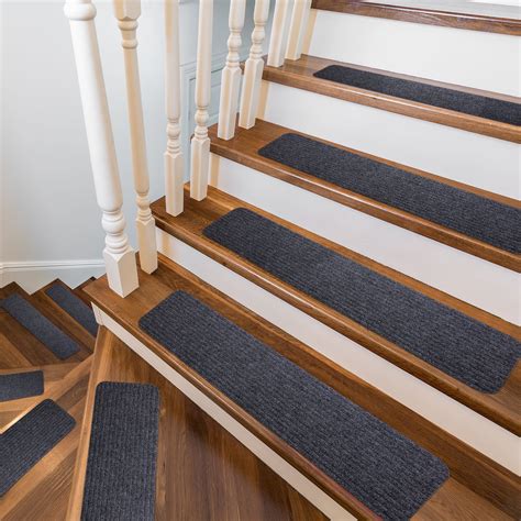 FUS Non-Slip Soft Carpet Stair Treads Anti Slip 8x30 Strips for Indoors ...