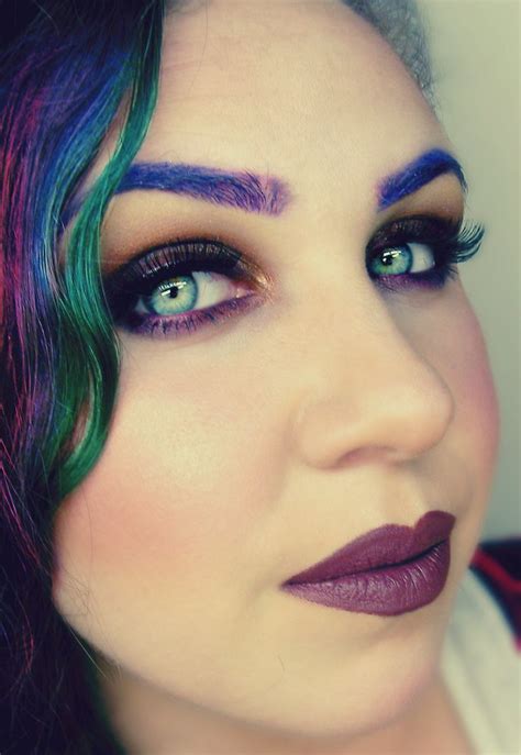 Rainbow hair! | Lip art, Rainbow hair, Halloween face makeup