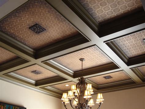 Wood Coffered Ceiling Design