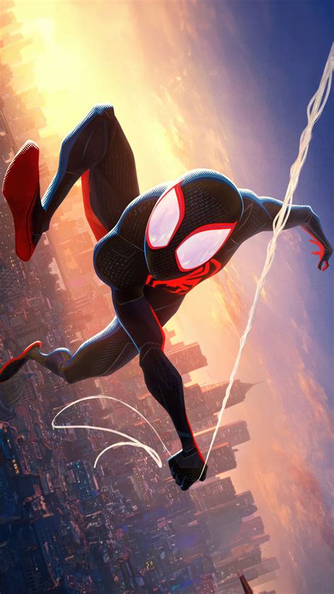 Miles Morales Spider-Man Across 4K #7681k Wallpaper iPhone Phone