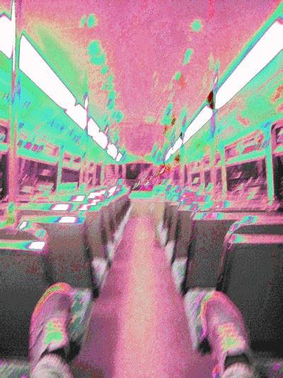 public transit psychedelic gif | WiffleGif