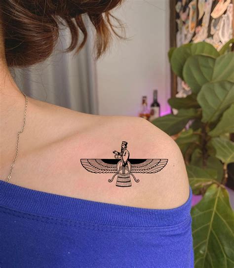 Zoroastrian Symbol Tattoo