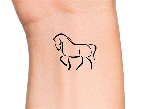 Small horse tattoo ideas photos