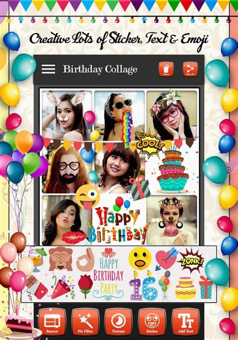 Birthday Card Collage Maker | BirthdayBuzz