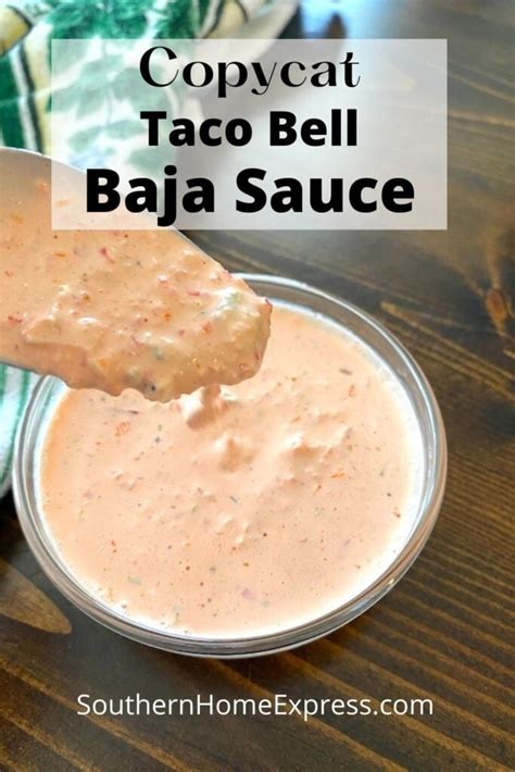 Taco Bell Baja Sauce Recipe (Copycat) - Southern Home Express