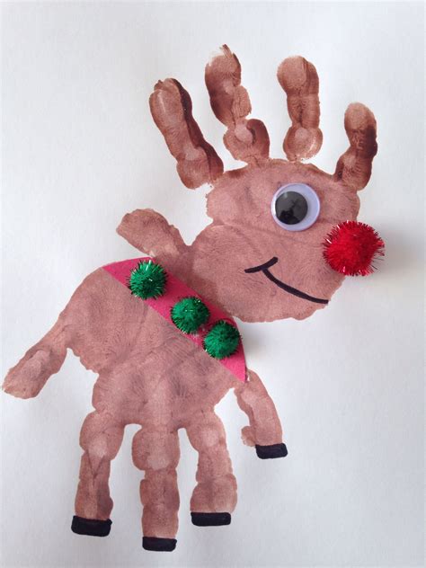 Christmas Crafts With Handprints