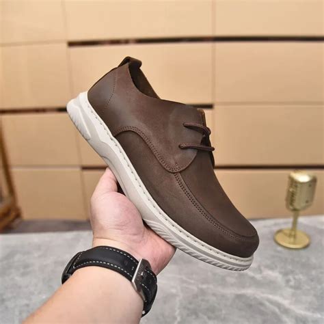 2023 New Genuine Leather Business Casual Men Shoes Handmade Luxury Sew ...