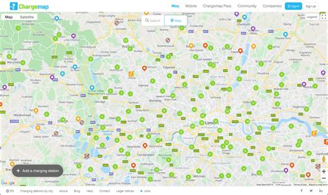 7 Maps Showing Free And Paid EV Charging Stations