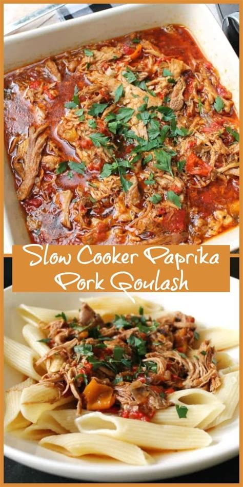 Slow cooker pork goulash – Artofit