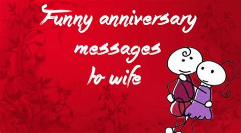 Funny Anniversary Messages to Wife