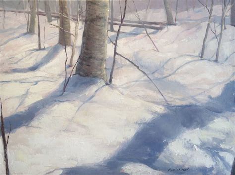 Miranda Girard - Vermont Snowscape No. 2, Painting For Sale at 1stdibs