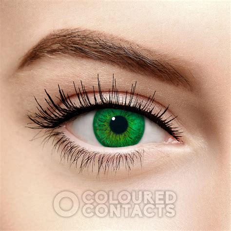 Natural Green Enhancing Contact Lenses, Cosmetic Colored Contacts