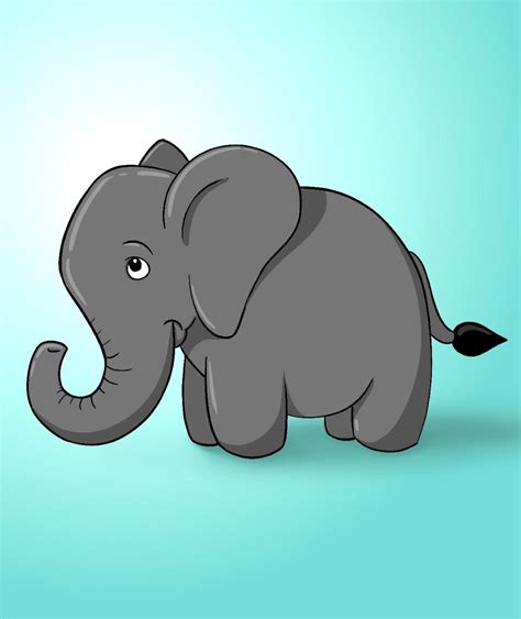 Drawing Of Elephant For Kids – Warehouse of Ideas