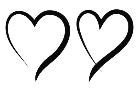 Heart Outline Vector Png