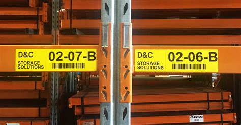 Warehouse Labeling | D&C Storage Solutions